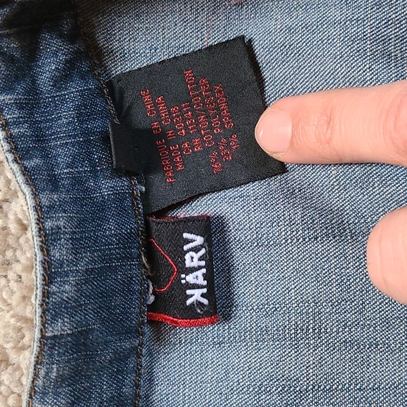 Karv denim mini dress size 25 (xs) - Picture 3 of 7